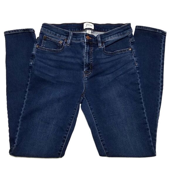 J. Crew Trademark Toothpick Dark Wash Jeans 27T - Picture 3 of 8